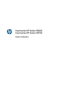 Notice HP SCITEX FB500 Imprimante