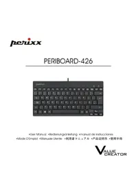 Notice Perixx PERIBOARD-426 Clavier