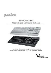 Notice Perixx PERIBOARD-517 Clavier