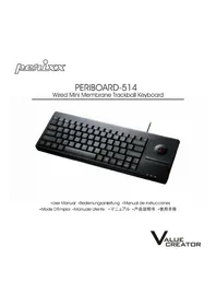 Notice Perixx PERIBOARD-514 Clavier