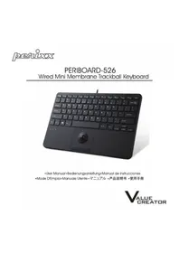 Notice Perixx PERIBOARD-526 Clavier