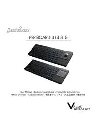 Notice Perixx PERIBOARD-315 Clavier