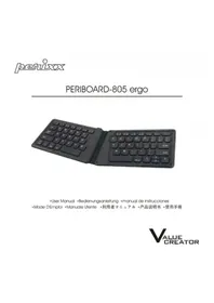 Notice Perixx PERIBOARD-805 Clavier