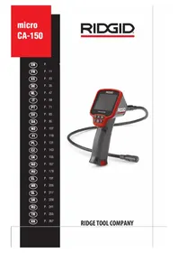 Notice RIDGID MICRO CA-150 équipements de mesure