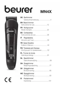 Notice BEURER MN4X Tondeuse à barbe