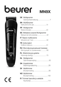Notice BEURER MN9X Tondeuse à barbe