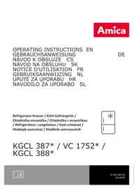 Notice AMICA KGCL 388 160 W Réfrigérateur