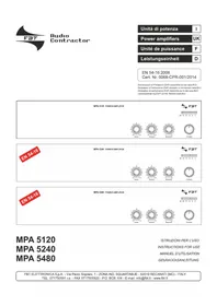 Notice FBT MPA 5480 Recepteur