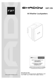 Notice FBT SHADOW 105T Haut-parleur