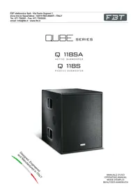 Notice FBT QUBE Q 118SA Caisson de basses