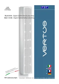 Notice FBT VERTUS DLA 804A Haut-parleur