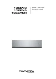 Notice BARAZZA 1CEEVS Tiroir et armoire chauffants