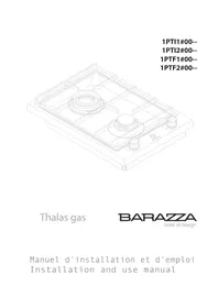 Notice BARAZZA 1PTF1 Cuisinière