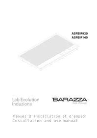 Notice BARAZZA 1PLE12ID Cuisinière