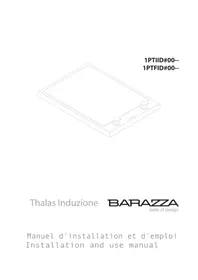 Notice BARAZZA 1PTIID Cuisinière