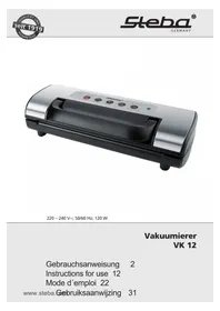 Notice STEBA VK 12 Cuisinière