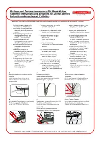 Notice Pletscher PRISMA 53203.00 Accessoire de vélo