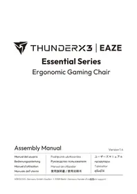 Notice Thunder X3 EAZE Chaise