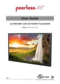 Notice Peerless-AV ULTRAVIEW UV492 Téléviseur