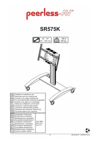 Notice Peerless-AV SMARTMOUNT SR575K Meuble TV