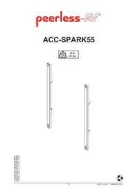 Notice Peerless-AV ACC-SPARK55 Support écran plat