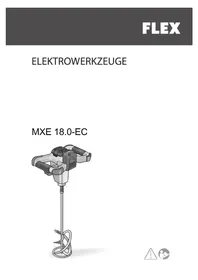 Notice Flex MXE 18.0-EC Mélangeur de peinture