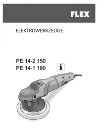Notice Flex PE 14-2 150 Broyeur