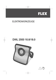 Notice Flex DWL 2500 10.8 Éclairage