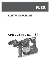 Notice Flex CHE 2-26 18.0-EC Perceuse