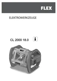 Notice Flex CL 2000 18.0 Éclairage