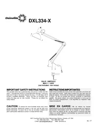 Notice Dainolite DXL334-X Lampe
