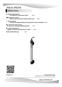 Notice Aqua Medic TITANIUM HEATER Non catégorisé
