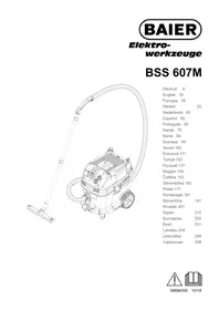 Notice Baier BSS 607M Aspirateur