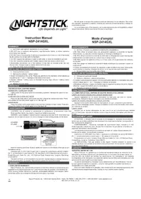 Notice NightStick NSP-2414GXL Lampe de poche