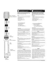 Notice Underwater Kinetics GATORLITE ELED Z1 Lampe de poche