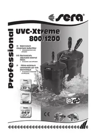 Notice sera UVC-XTREME 800 Filtre à eau