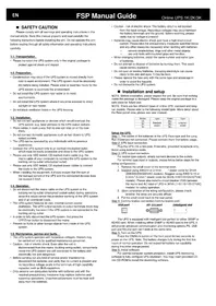 Notice FSP CHAMP RACK 1K 1000VA Alimentation d'énergie non interruptible