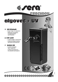 Notice sera ALGOVEC + UV Filtre à eau