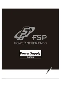 Notice FSP HYDRO K PRO 500W ATX 2.52 Alimentation PC