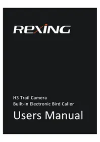 Notice Rexing H3 Caméra vidéo