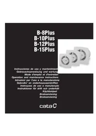 Notice CATA B-15 Contrôle climatique