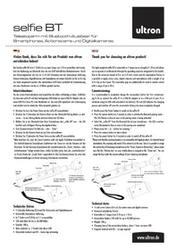 Notice Ultron SELFIE BT Non catégorisé