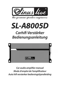 Notice Sinus Live SL-A8005D Recepteur
