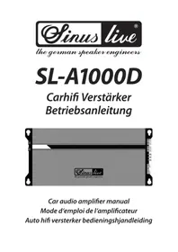 Notice Sinus Live SL-A1000D Recepteur