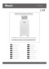 Notice Wood's MRD20GW Humidificateur