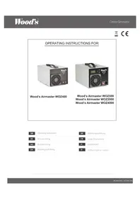 Notice Wood's WOZ400 Purificateur d'air