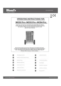 Notice Wood's WCD4 PRO Déshumidificateur