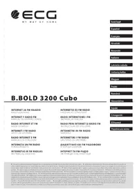 Notice ECG B.BOLD 3200 CUBO Tablette
