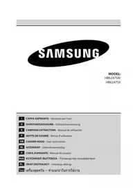 Notice SAMSUNG HB6247SW Hotte