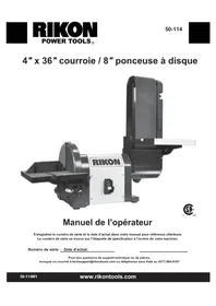 Notice RIKON 50-114 Ponceuse